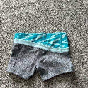 Ivivva Gray and Teal Kids Shorts